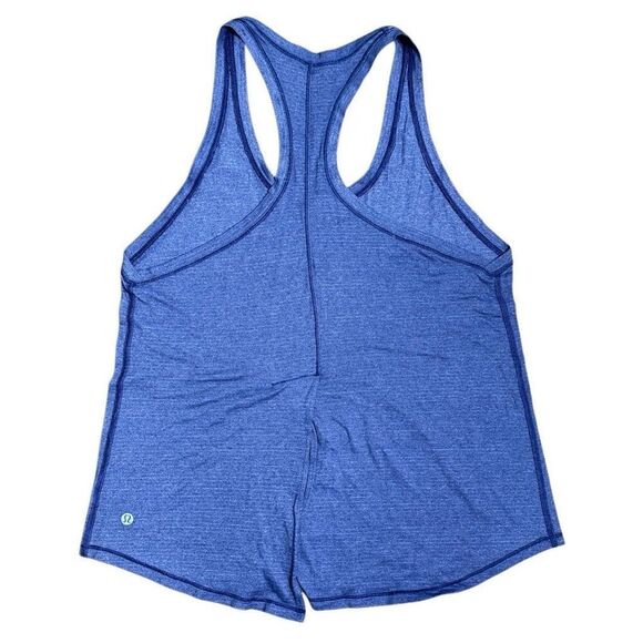 Lululemon Tie It Up Singlet Heathered Hero Blue Women’s Size 6 - Picture 3 of 9